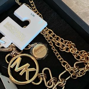 MICHAEL KORS belt - gold